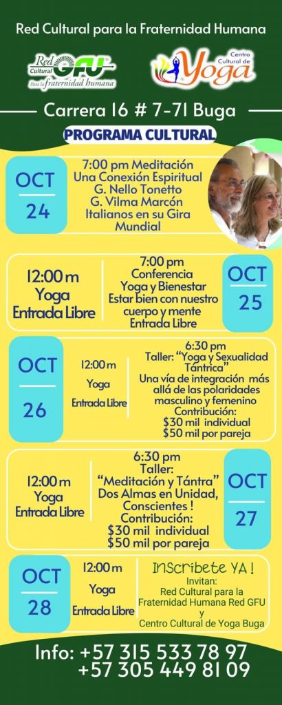 Programación Octubre de 2022