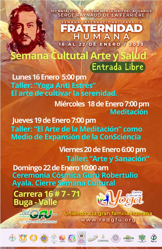 Centro Cultural de Yoga: Enero de 2023