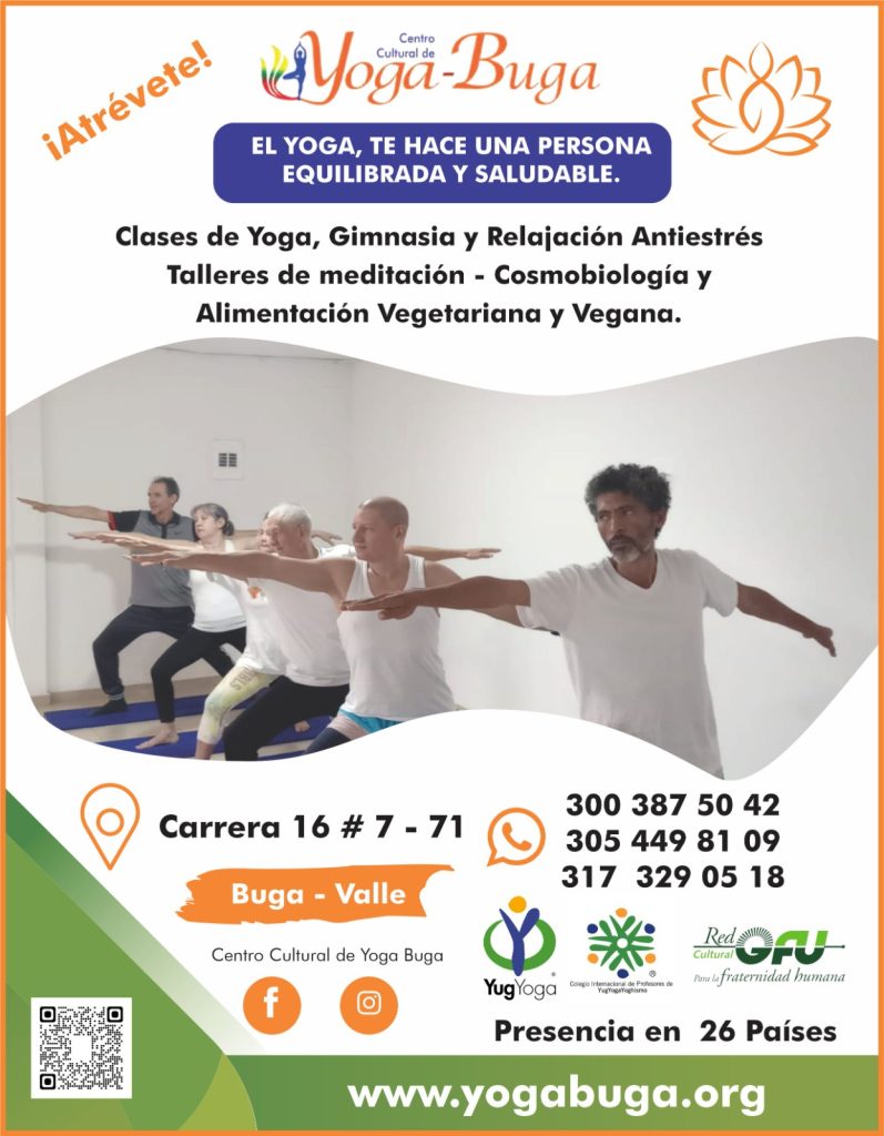 Centro Cultural de Yoga, Buga Valle. Información y Servicios